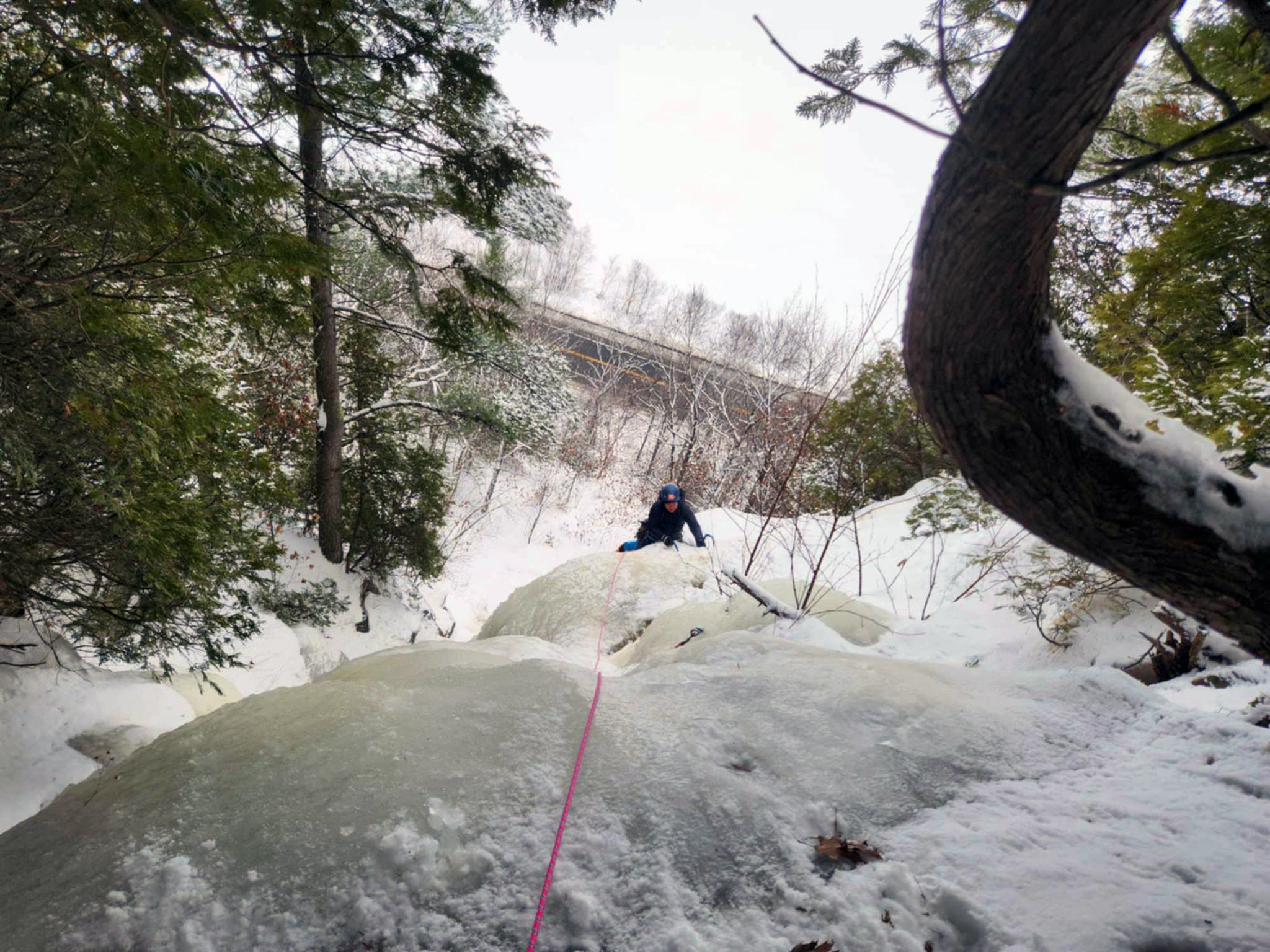 Lead Ice Climbing